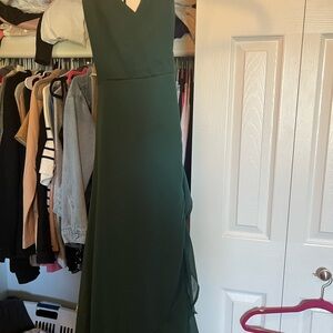 Lulu's Deep Green Maxi Dress